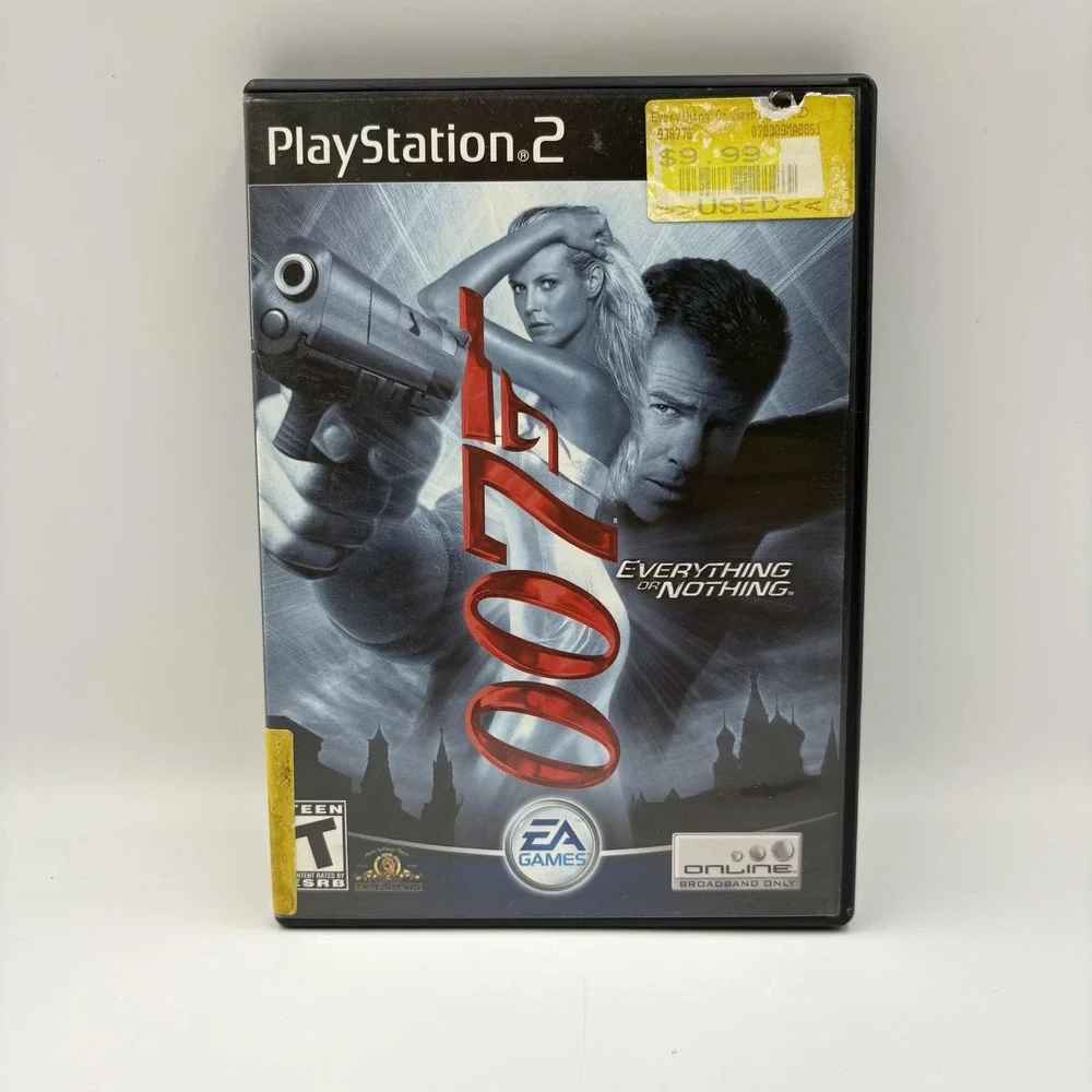 Vintage‎ James Bond 007 Everything Or Nothing PlayStation 2 PS2 Game EA NTSC-U/C